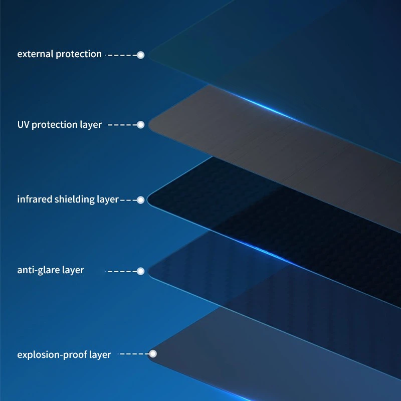 Architecture Color Window Film factory